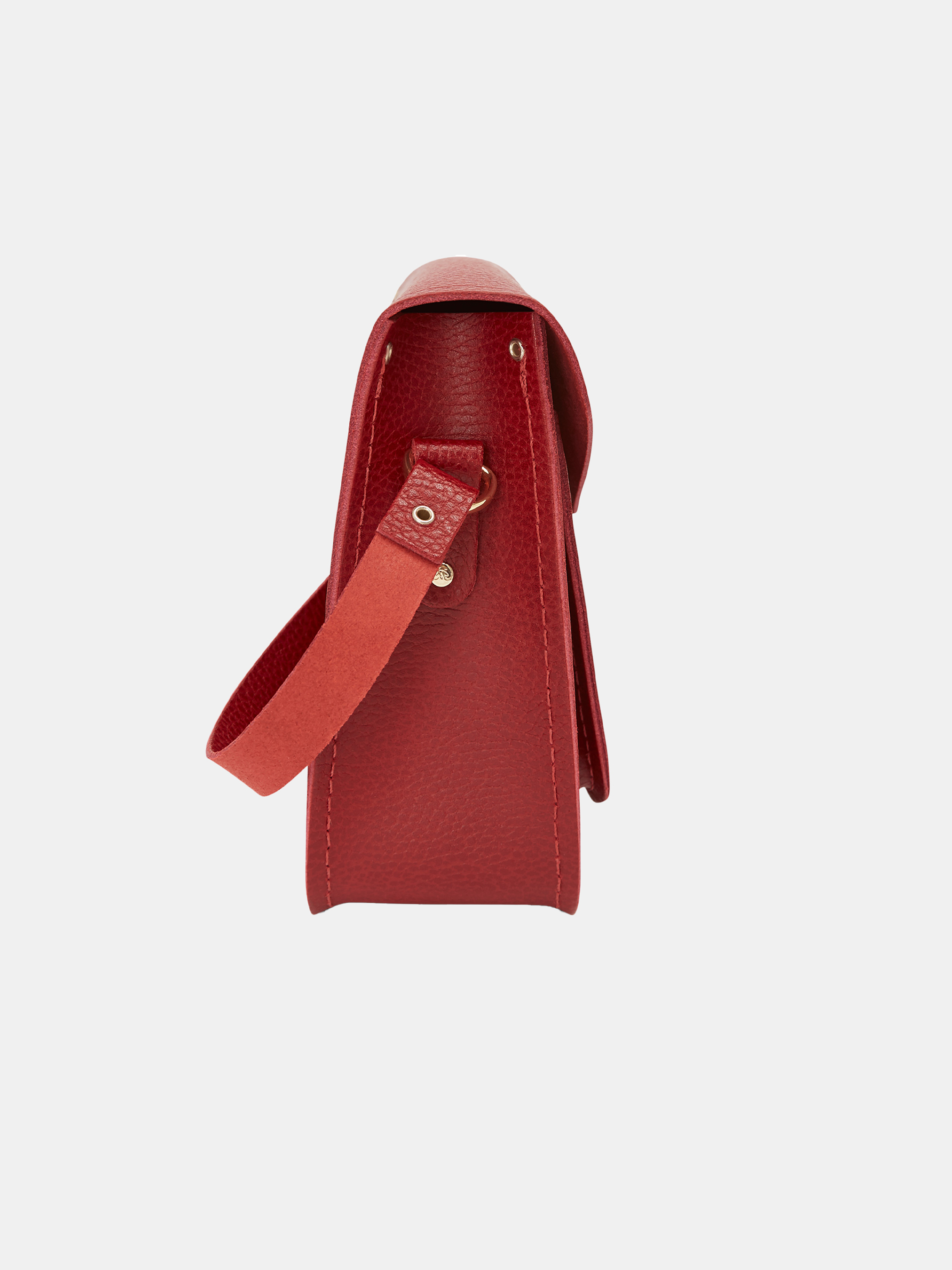The Twist Lock Satchel - Red Celtic Grain