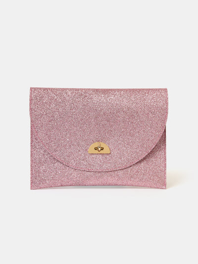 The Twist Lock Pouch - Popular Pink Celtic with Pink Glitter