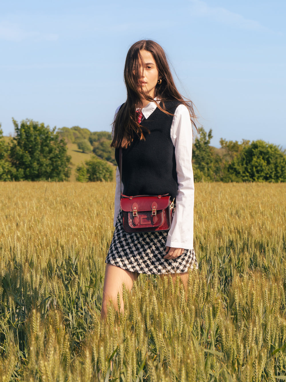 The Mini - Oxblood Patent