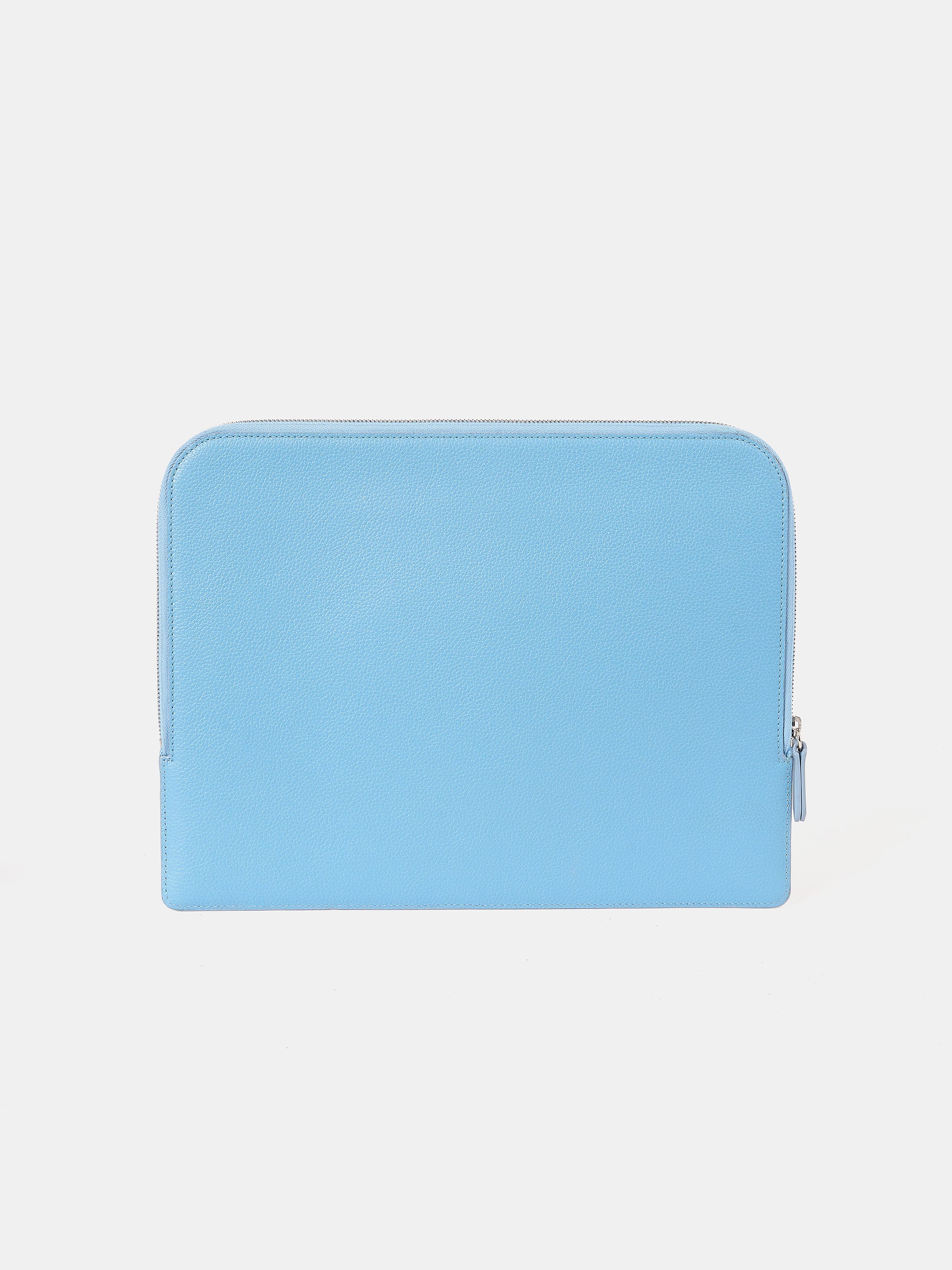 The Zipped Folio | Cloud Blue Calf Grain | Cambridge Satchel