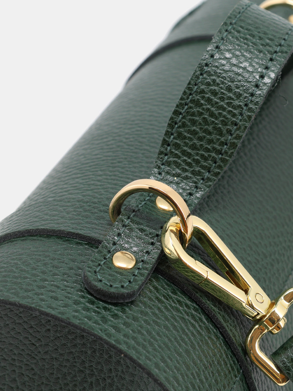The Mini Bowls Bag - Racing Green Celtic Grain