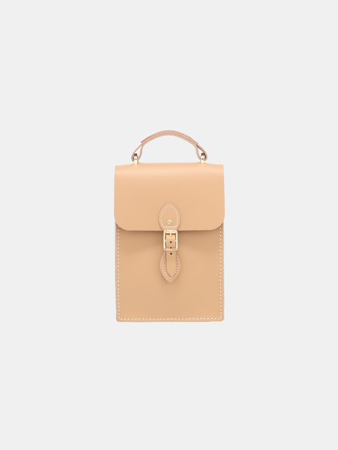 The Flâneur Binocular Bag in Iced Coffee