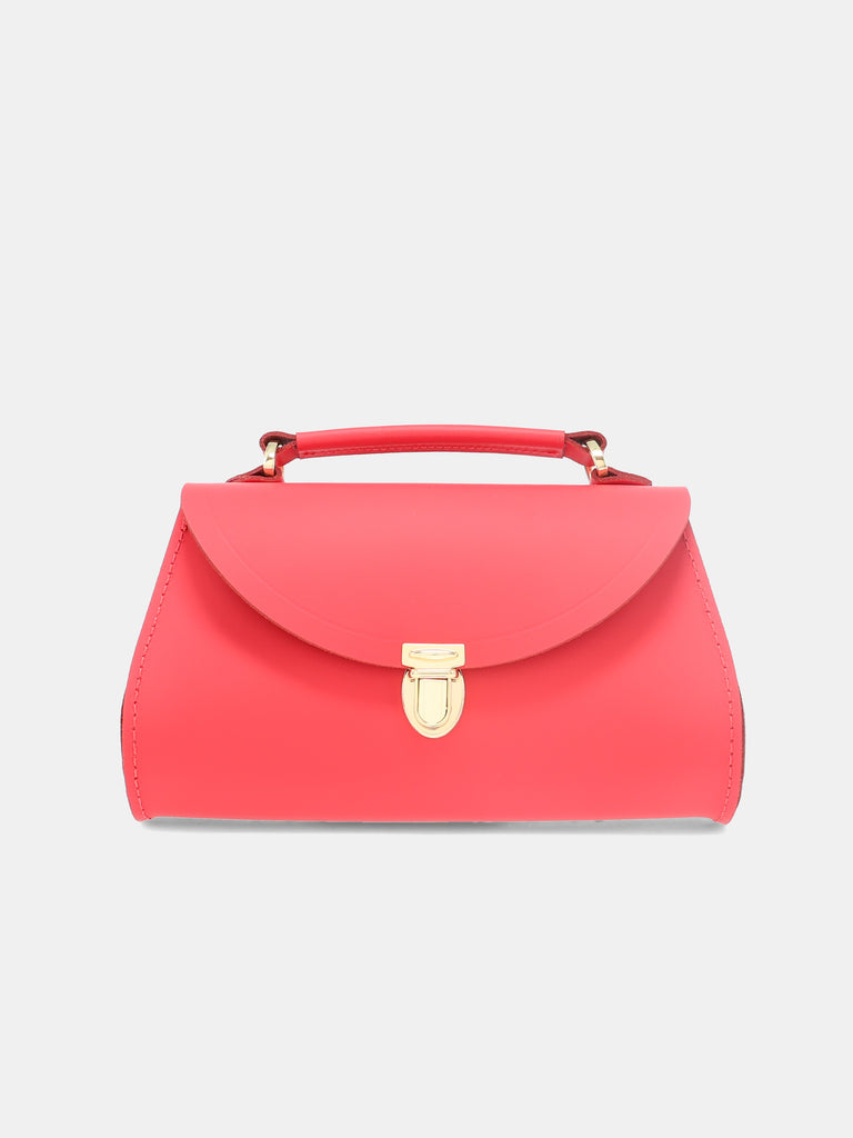 The Poppy Rouge Leather Mini Grab Bag | Cambridge Satchel