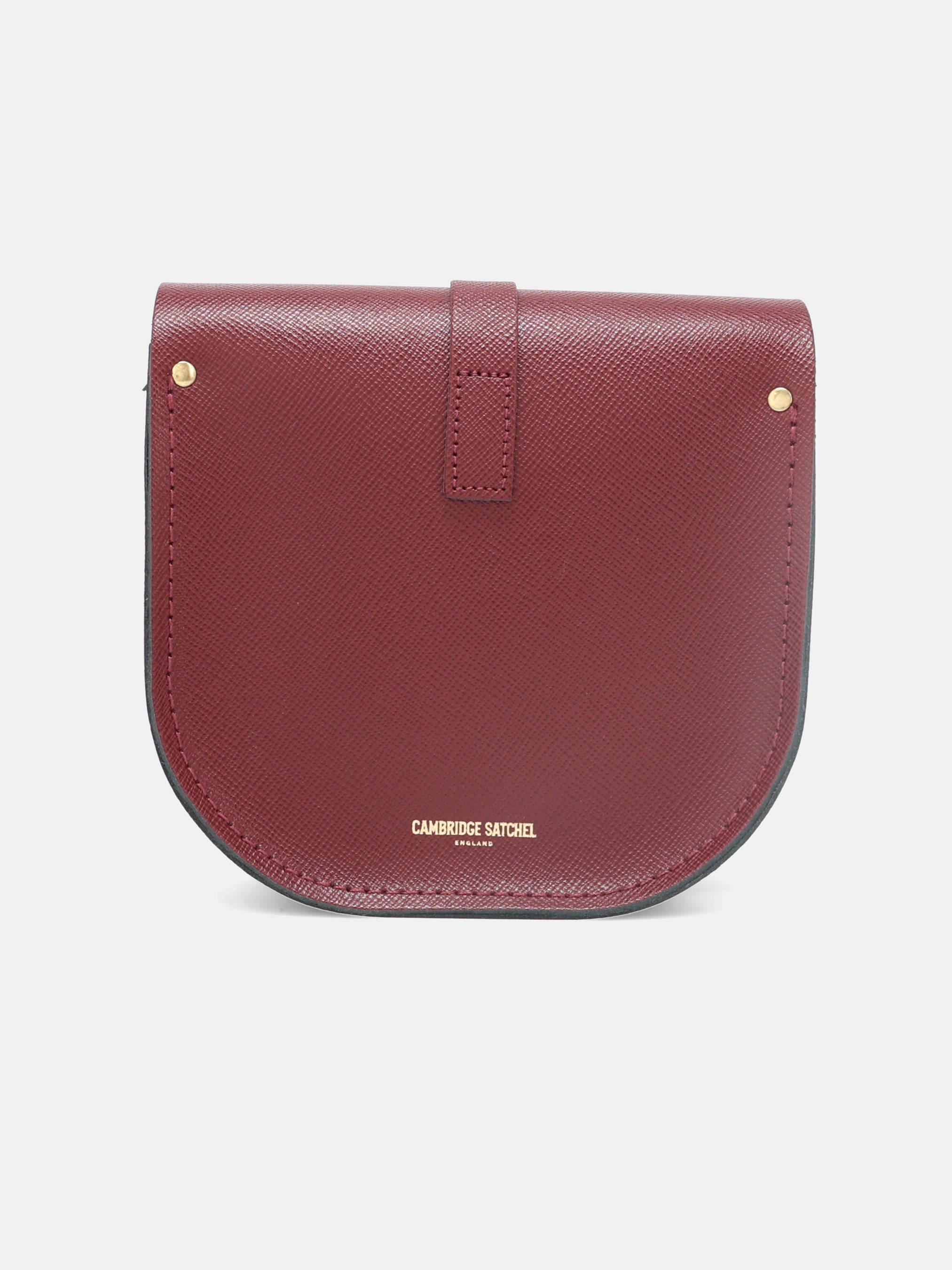 The Saddle Bag - Oxblood Saffiano