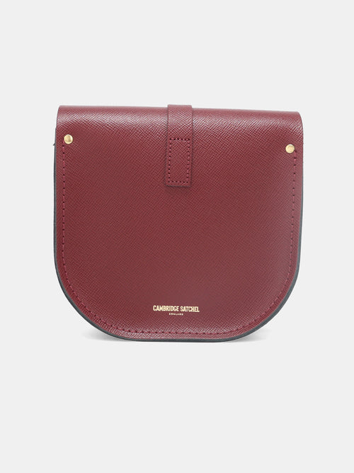 The Saddle Bag - Oxblood Saffiano