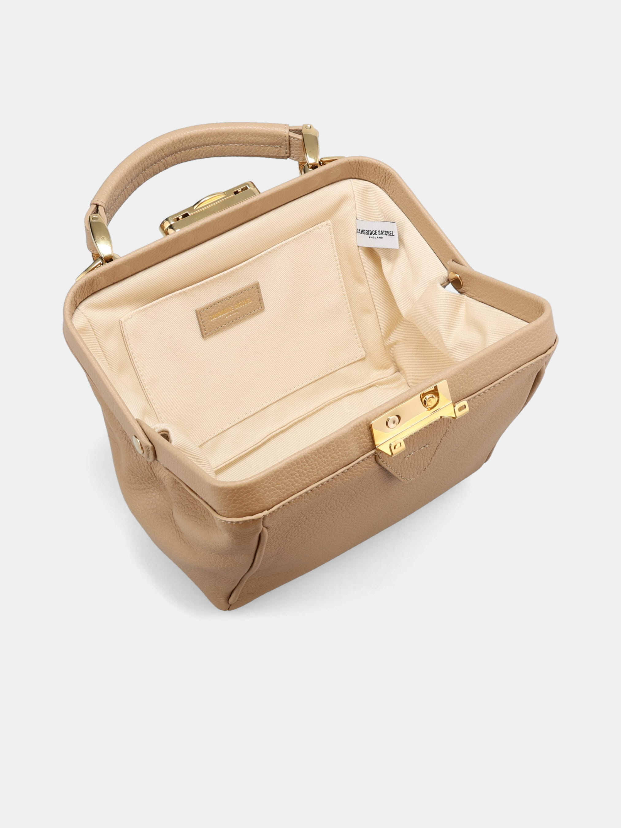 The Mini Sophie - Latte Calf Grain