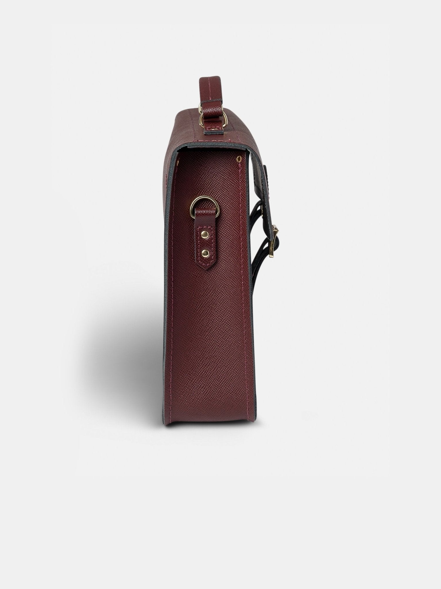 The Briefcase  - Oxblood Saffiano