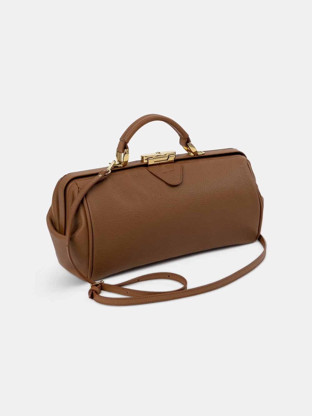The Doctor's Bag - Havana Brown Calf Grain - Cambridge Satchel