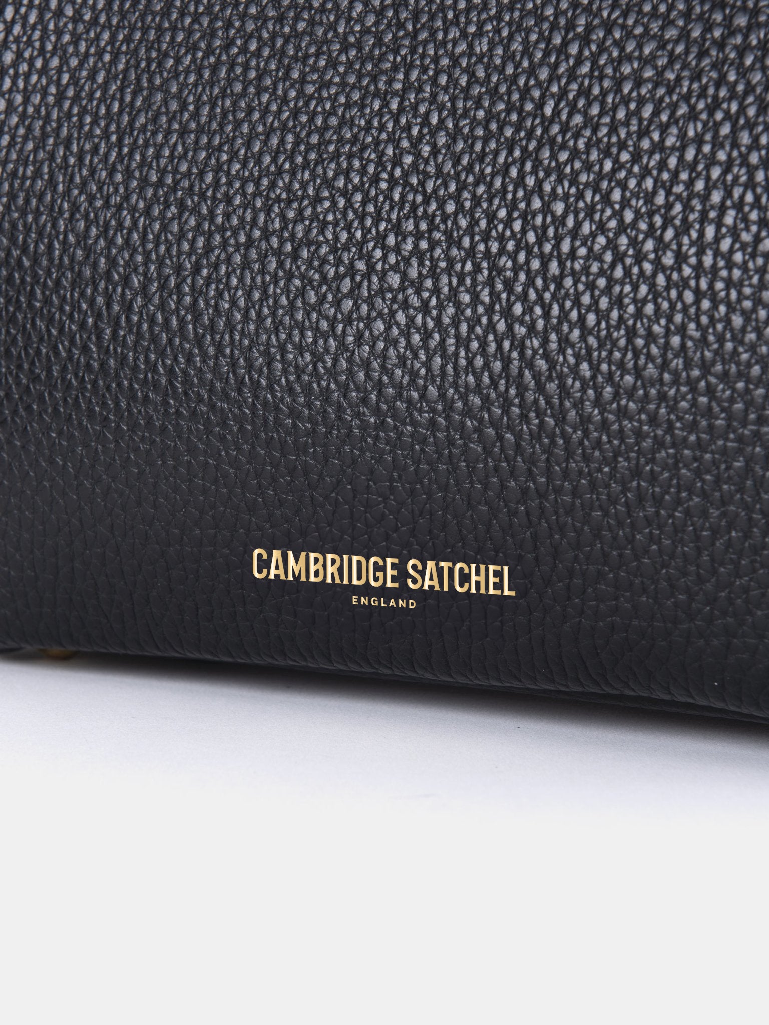 The Mini Sophie - Midnight Black Calf Grain