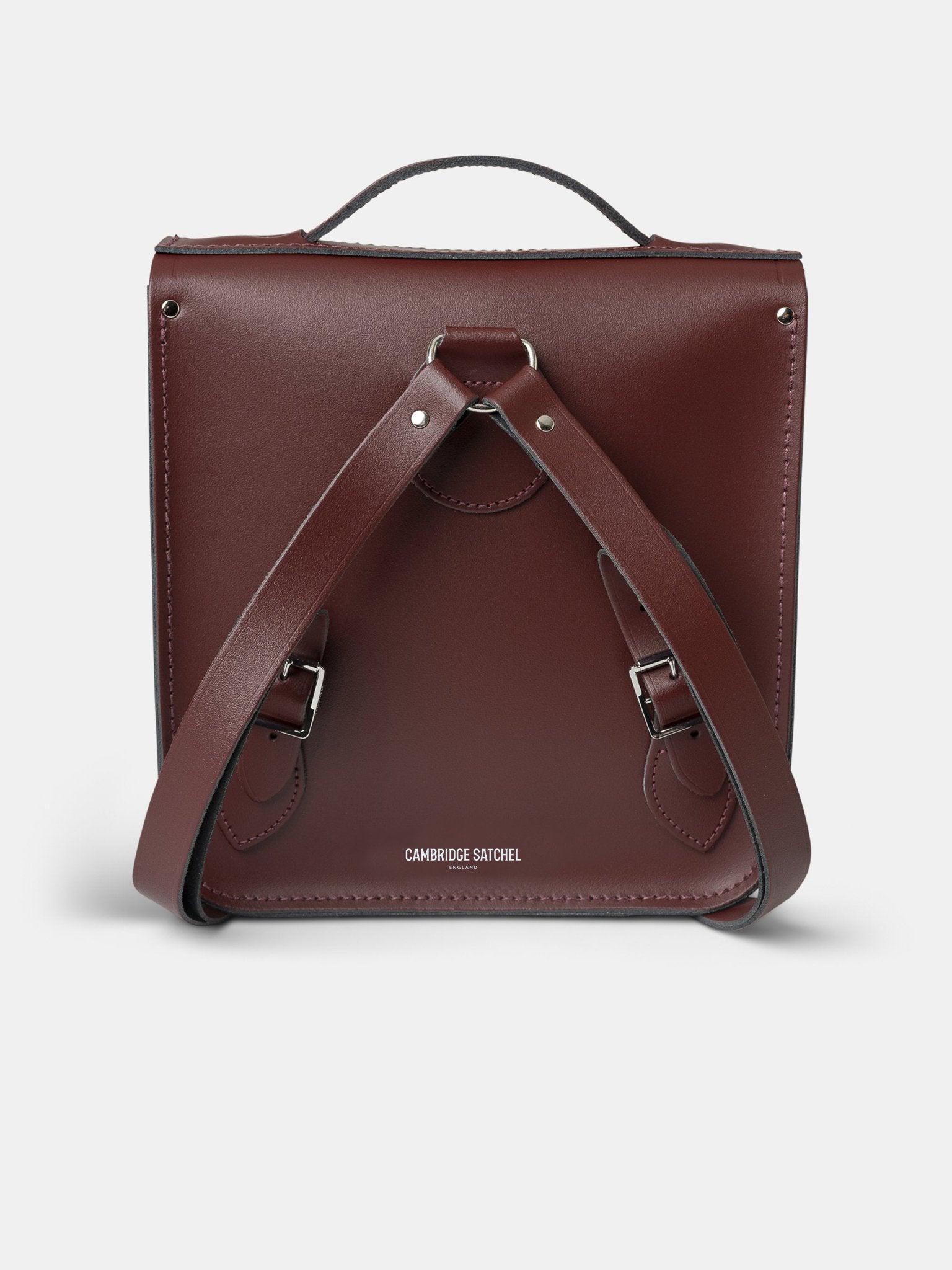 The Small Portrait Backpack - Oxblood - Cambridge Satchel