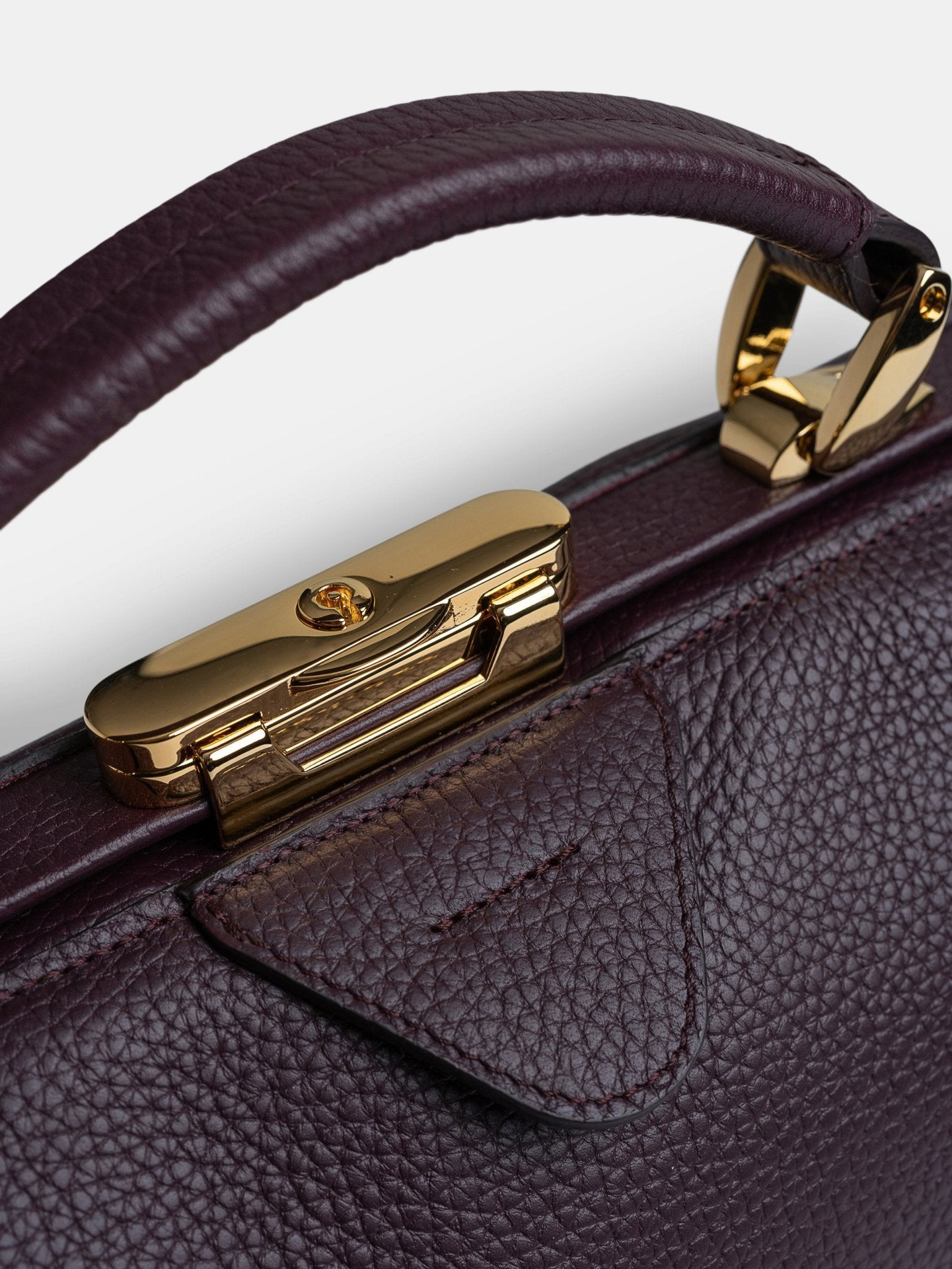 The Sophie - Bordeaux Calf Grain - Cambridge Satchel