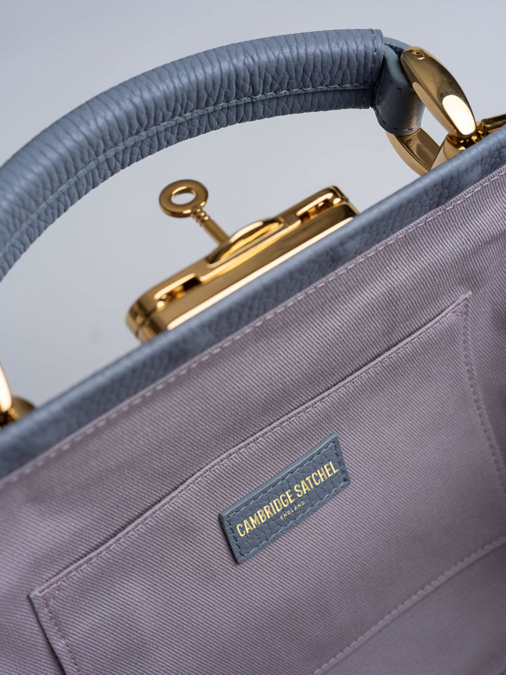 The Sophie - French Grey Calf Grain - Cambridge Satchel