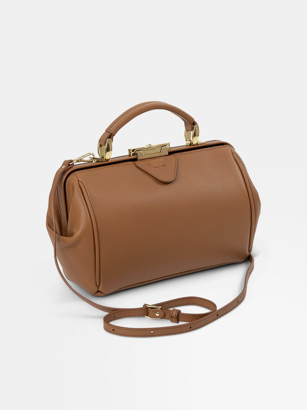 The Sophie - Havana Brown Calf Grain