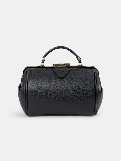 The Sophie - Midnight Black Calf Grain - Cambridge Satchel