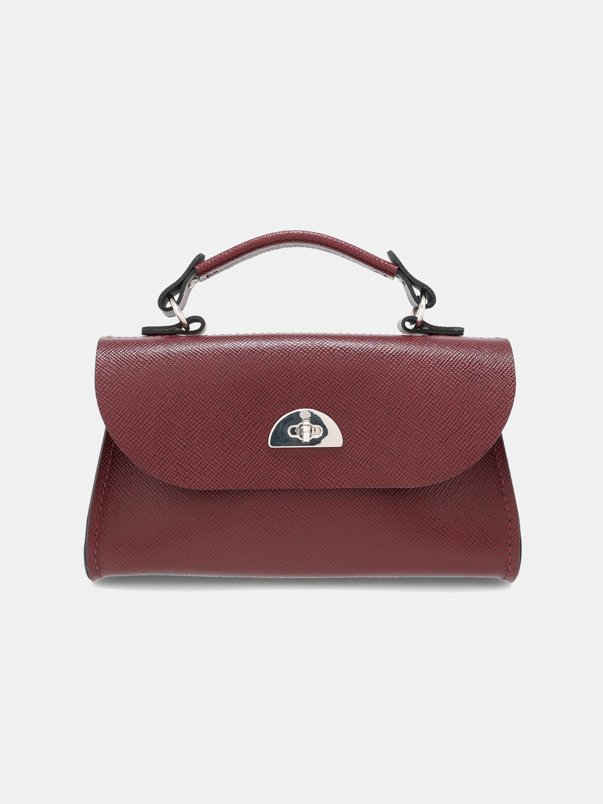 The Mini Daisy - Oxblood Saffiano