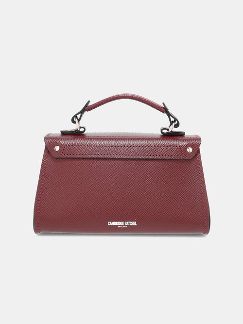 The Mini Daisy - Oxblood Saffiano