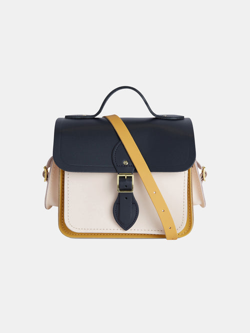 The Traveller - Navy, Indian Yellow Matte & Chalk