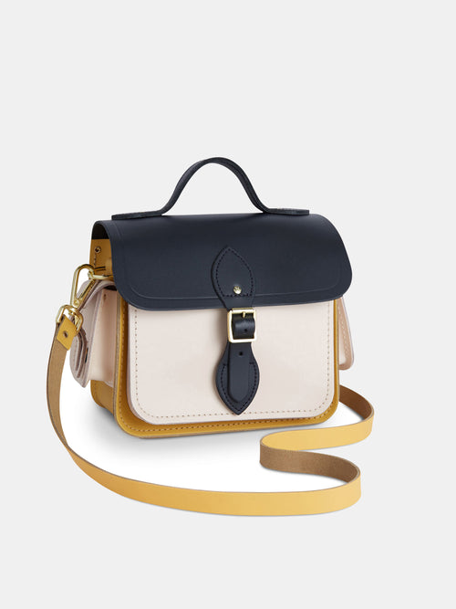 The Traveller - Navy, Indian Yellow Matte & Chalk