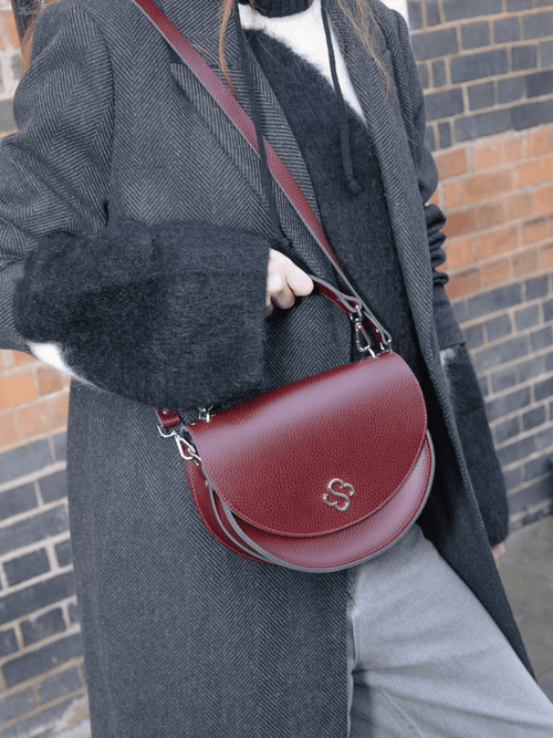 The Kate - Oxblood Celtic Grain - Cambridge Satchel