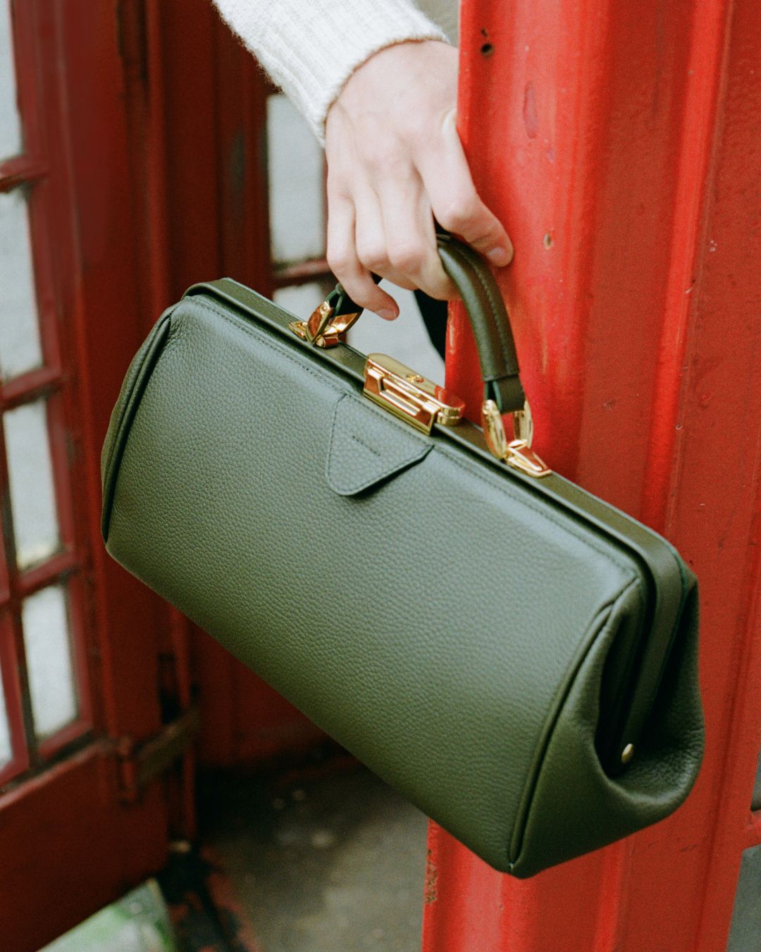 The Doctor s Bag Ivy Calf Grain