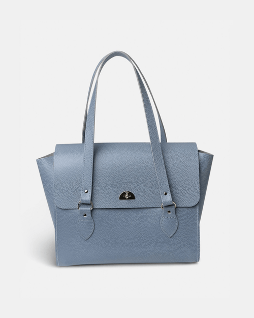 The Emily - French Grey Celtic Grain - Cambridge Satchel