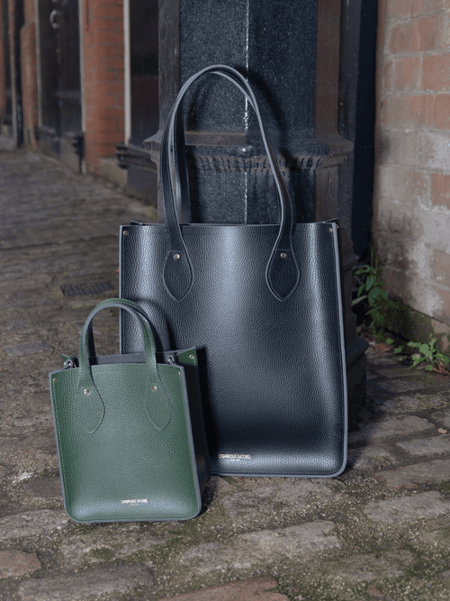 The Tote - Black Celtic Grain - Cambridge Satchel