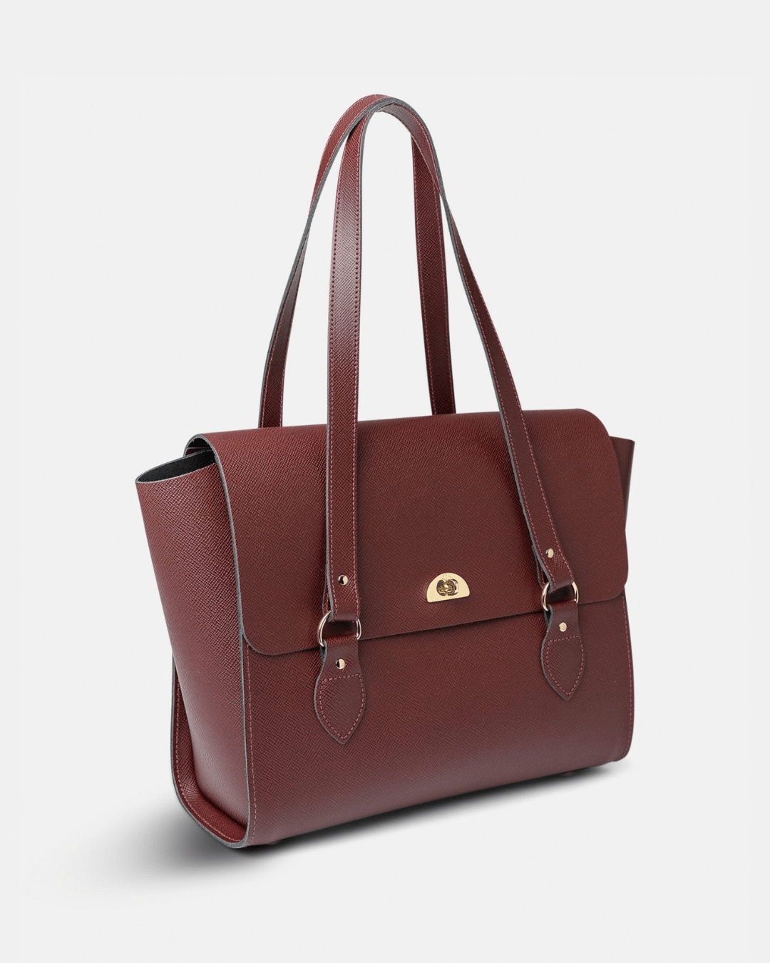 The Emily - Oxblood Saffiano - Cambridge Satchel