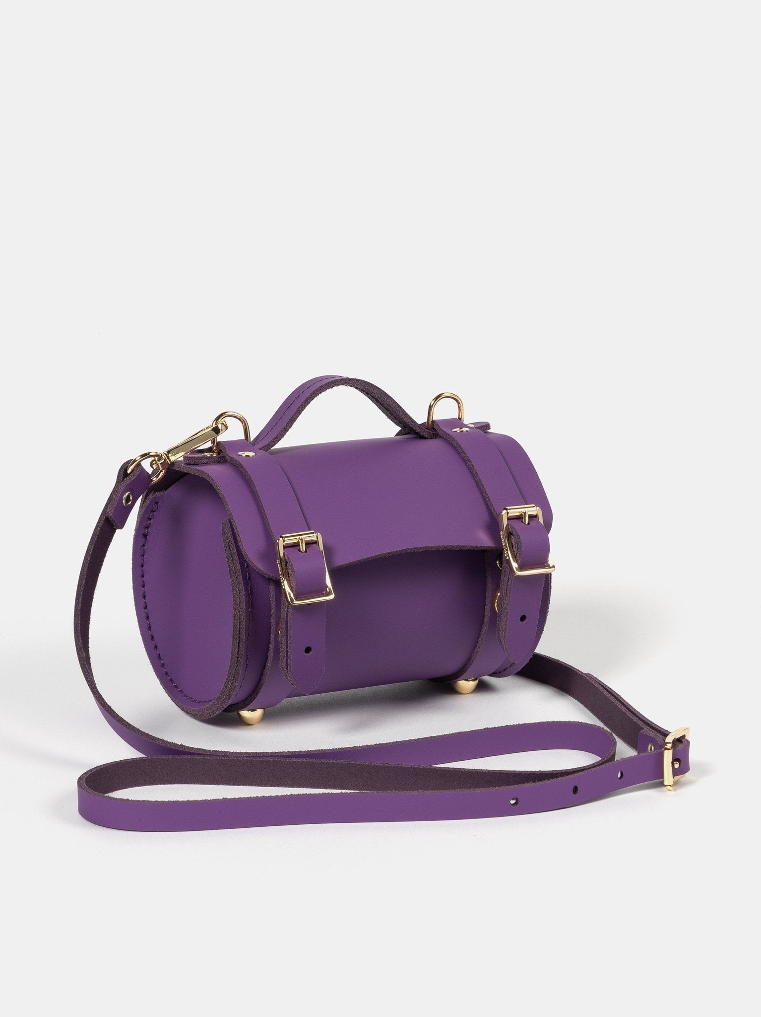 The Micro Bowls Bag - Purple Sapphire Matte - Cambridge Satchel