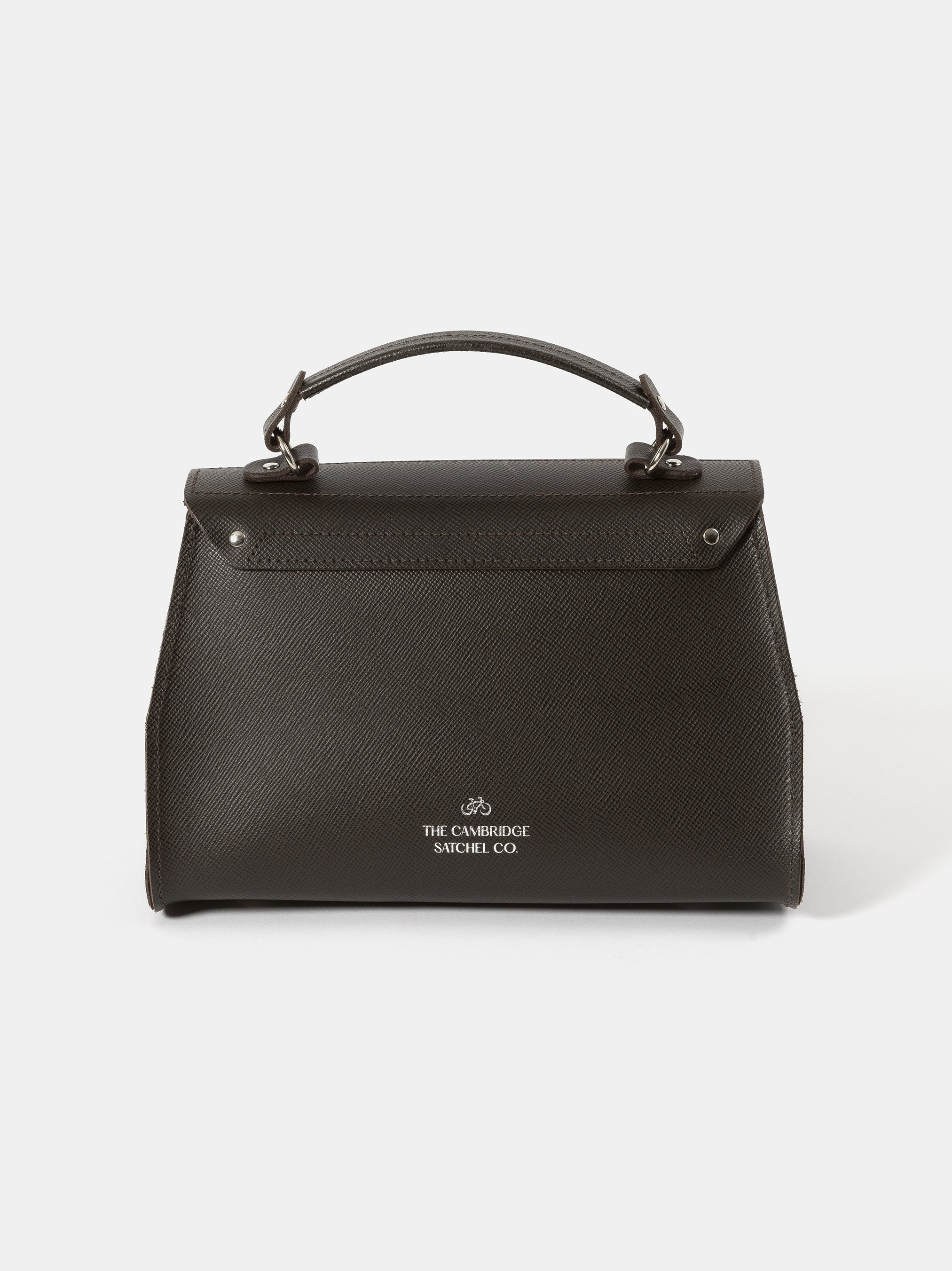 The Daisy -  Dark Brown Saffiano