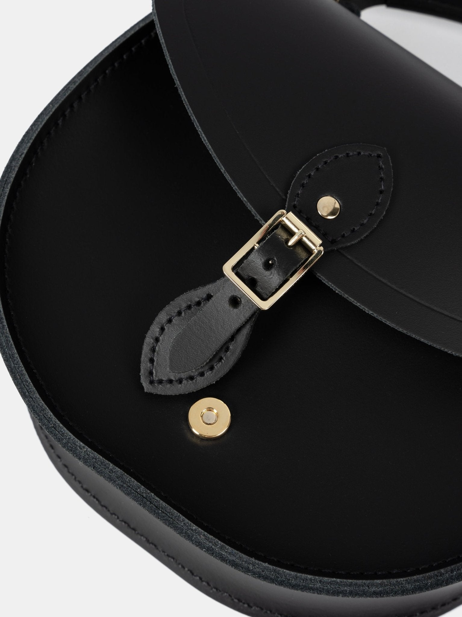 Isla Crossbody - Black & Gold | Cambridge Satchel