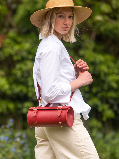 Womens- The Bowls Bag - Red Celtic Grain