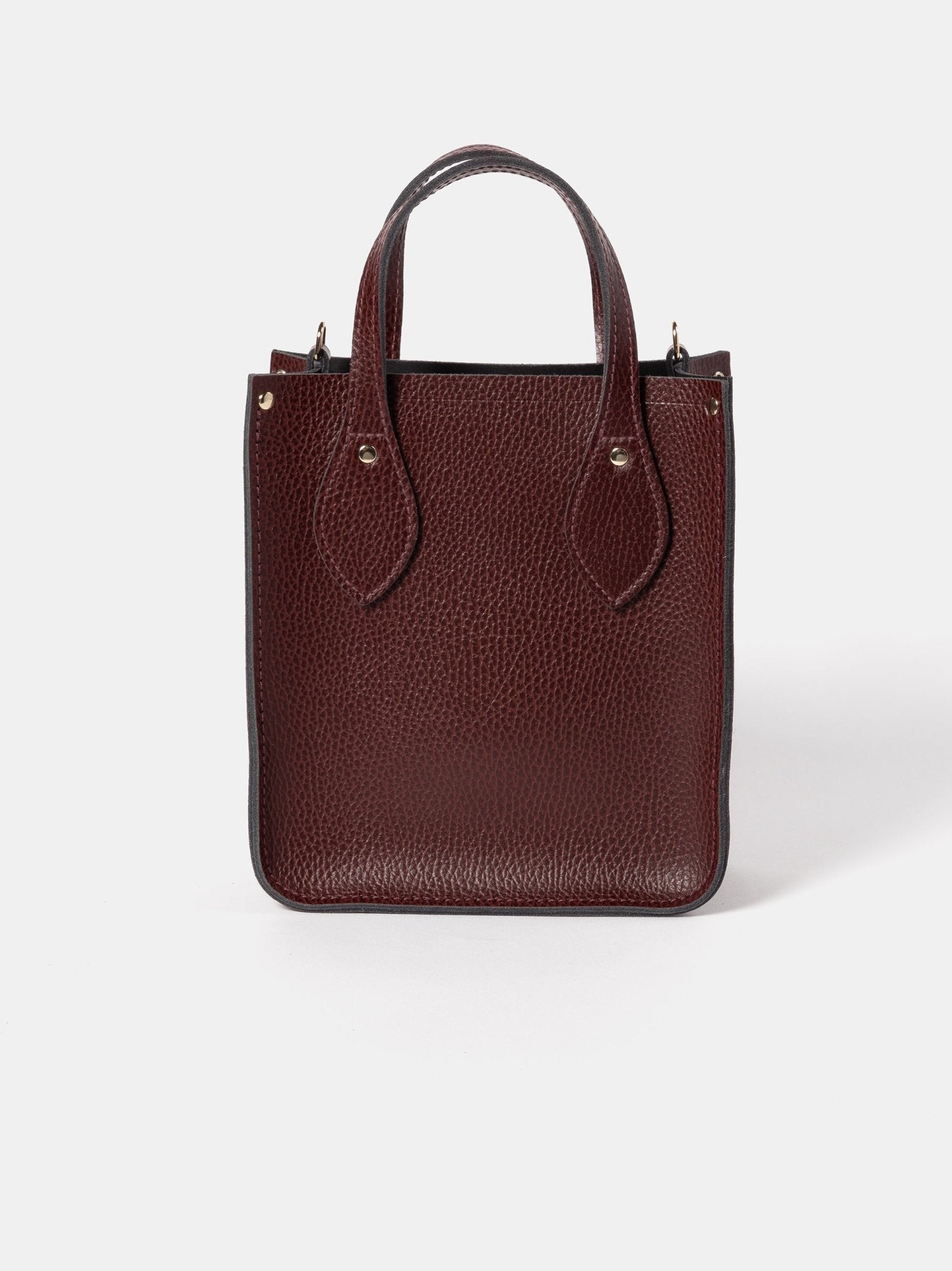 The Mini Tote - Oxblood Celtic Grain - Cambridge Satchel