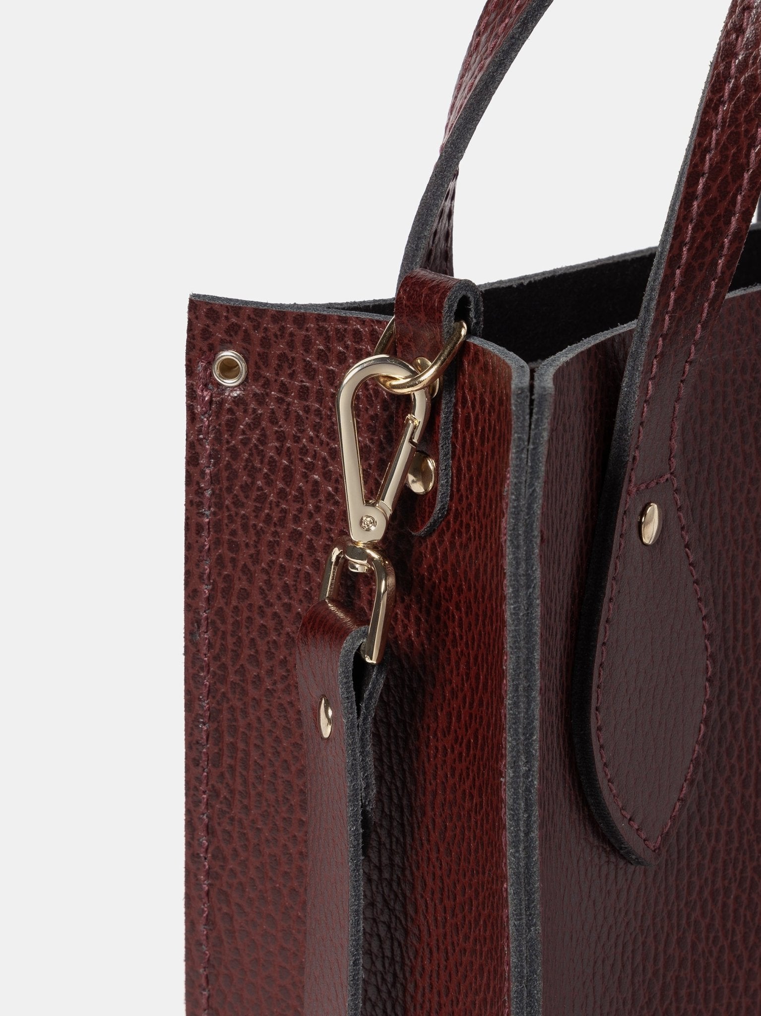 The Mini Tote - Oxblood Celtic Grain - Cambridge Satchel