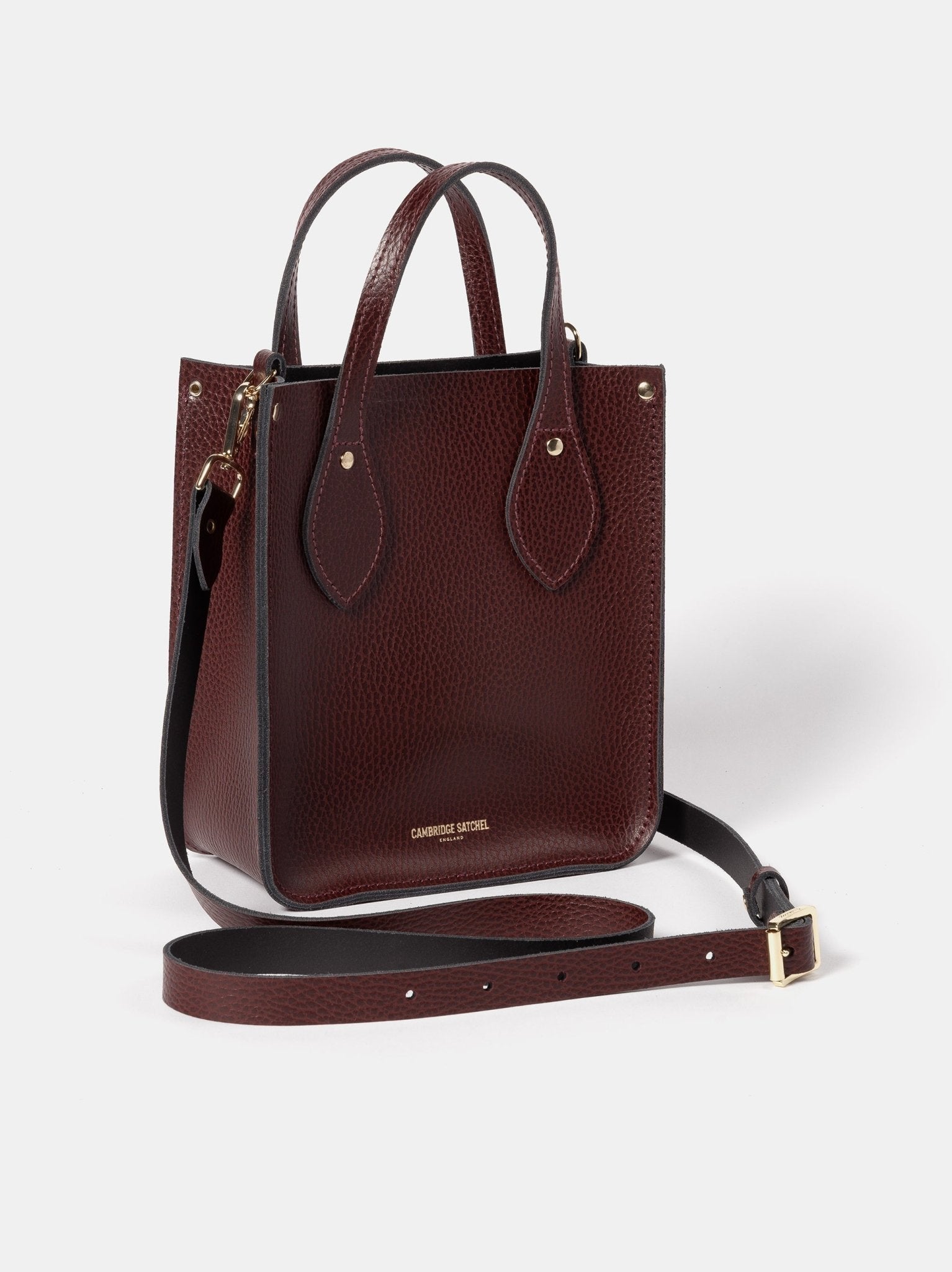 The Mini Tote - Oxblood Celtic Grain - Cambridge Satchel