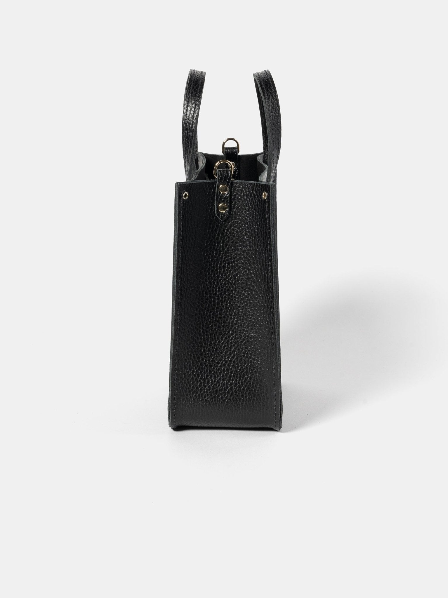 The Mini Tote - Black Celtic Grain - Cambridge Satchel