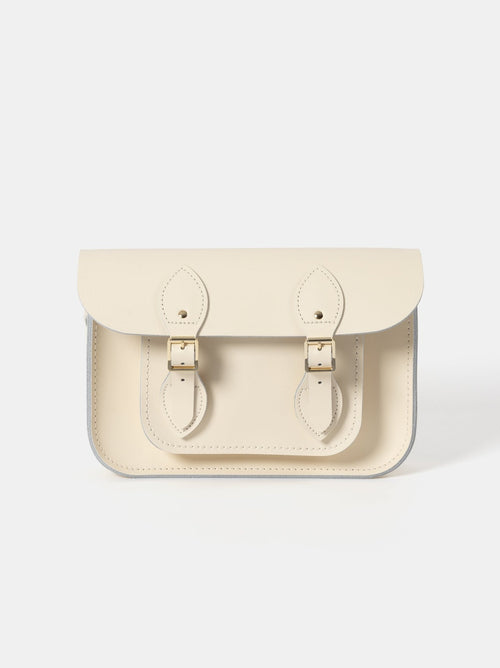 The 11 Inch Satchel - Vanilla - Cambridge Satchel