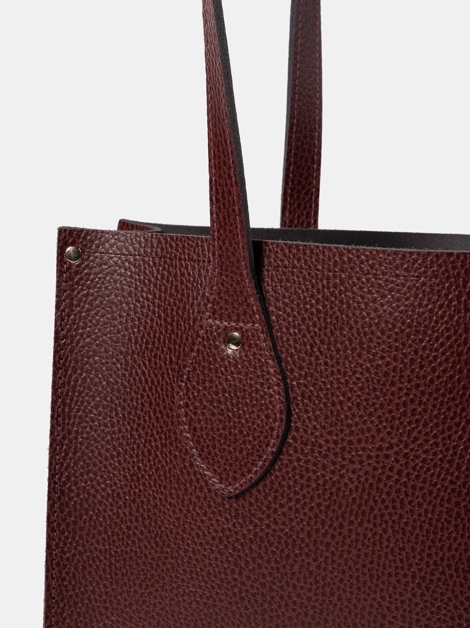 The Tote - Oxblood Celtic Grain - Cambridge Satchel