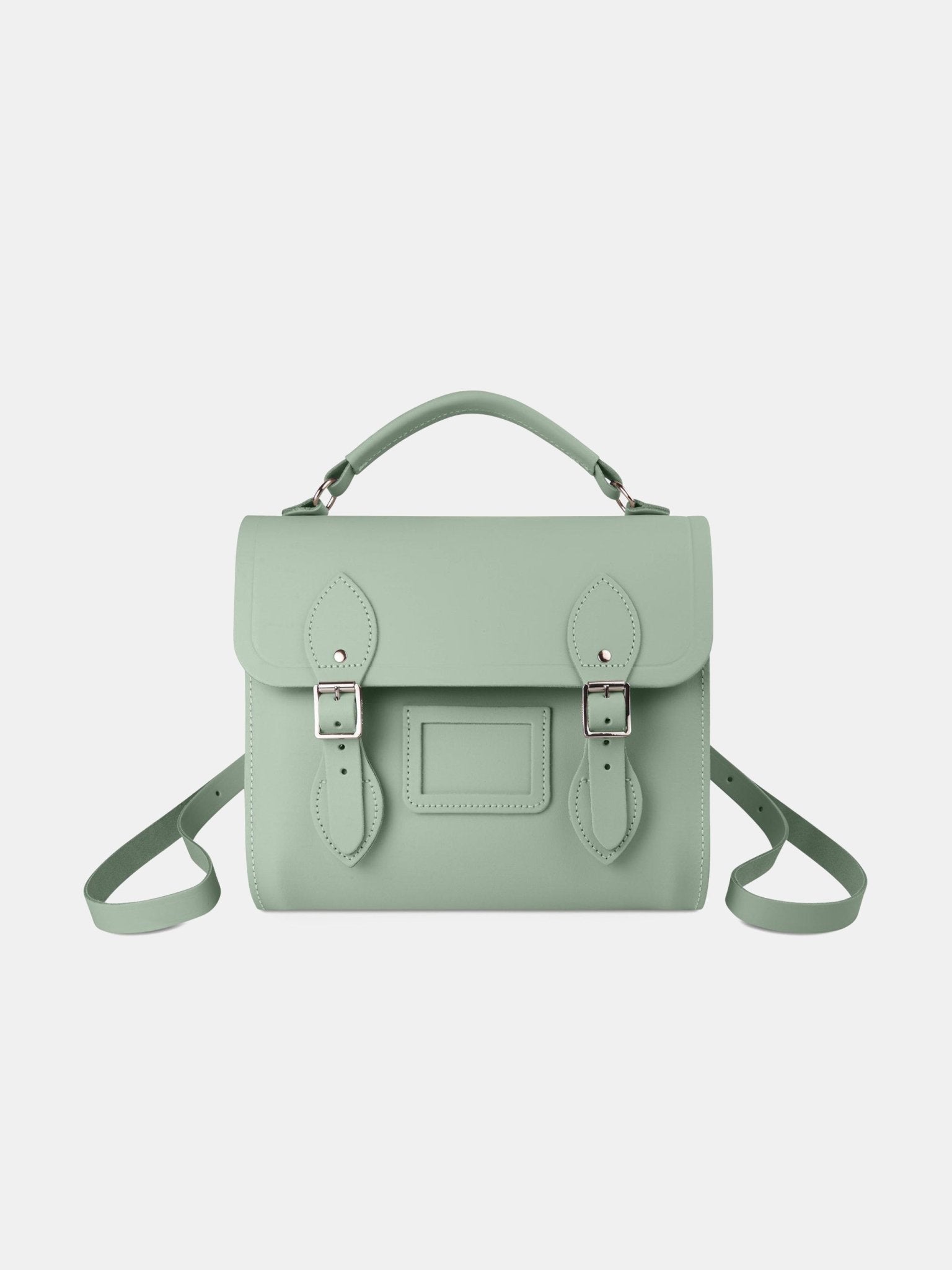 Barrel Backpack in Leather - Sabi Green - The Cambridge Satchel Company UK Store