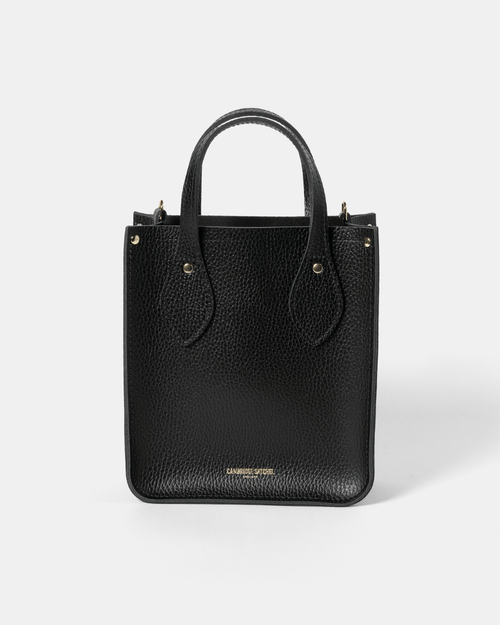 The Mini Tote - Black Celtic Grain - Cambridge Satchel