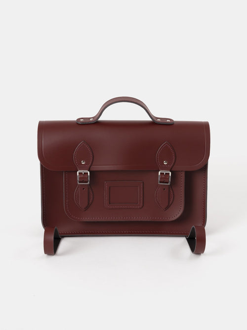 The 14 Inch Batchel Backpack - Oxblood - The Cambridge Satchel Company UK Store