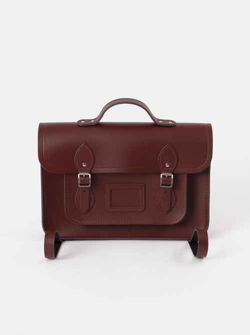 The 14 Inch Batchel Backpack - Oxblood - Cambridge Satchel