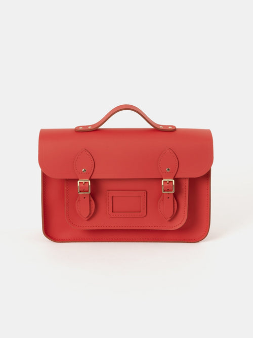 The 14 Inch Batchel - Rouge Matte - The Cambridge Satchel Co.