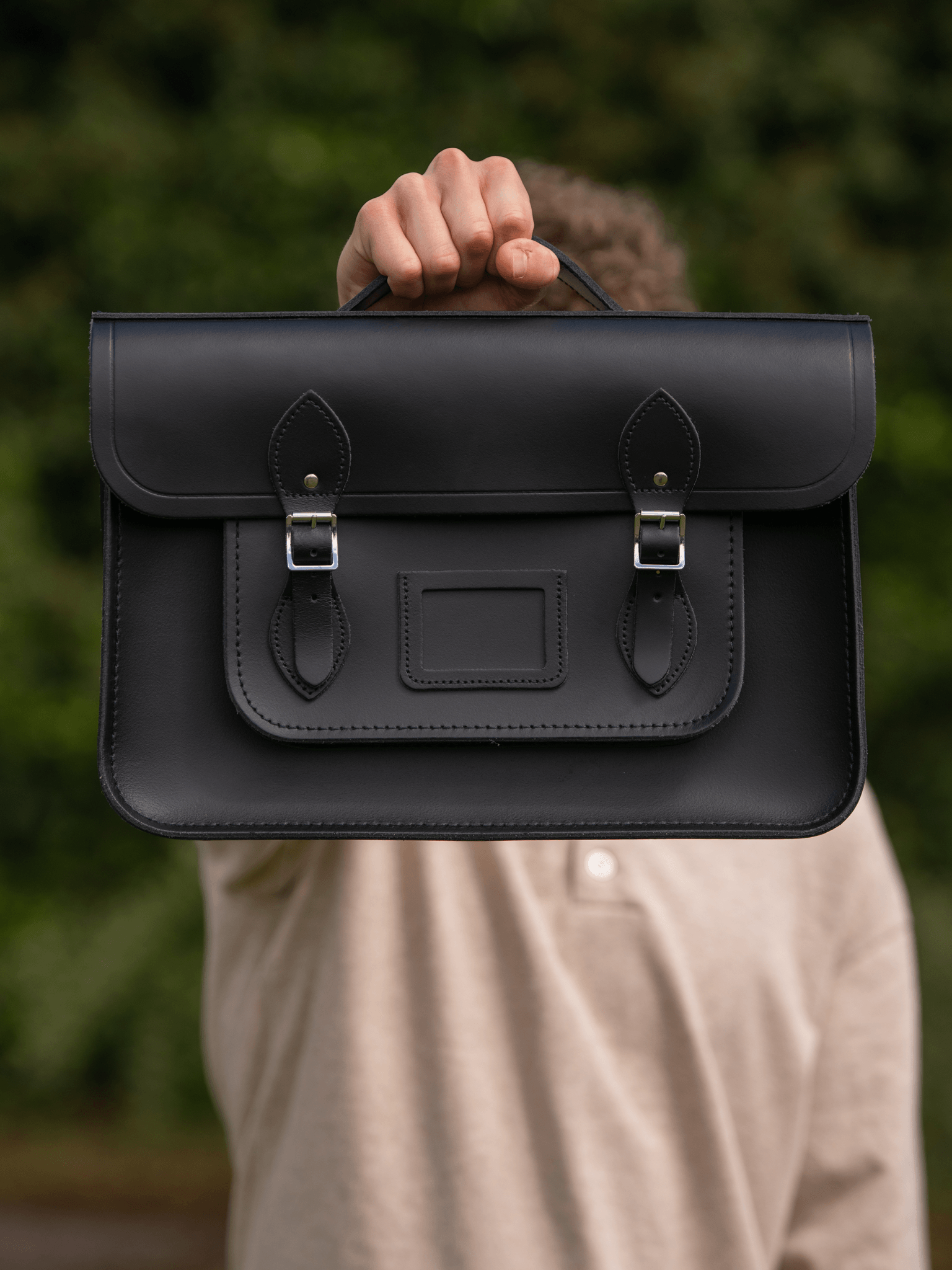 The 15 Inch Batchel - Black - Cambridge Satchel