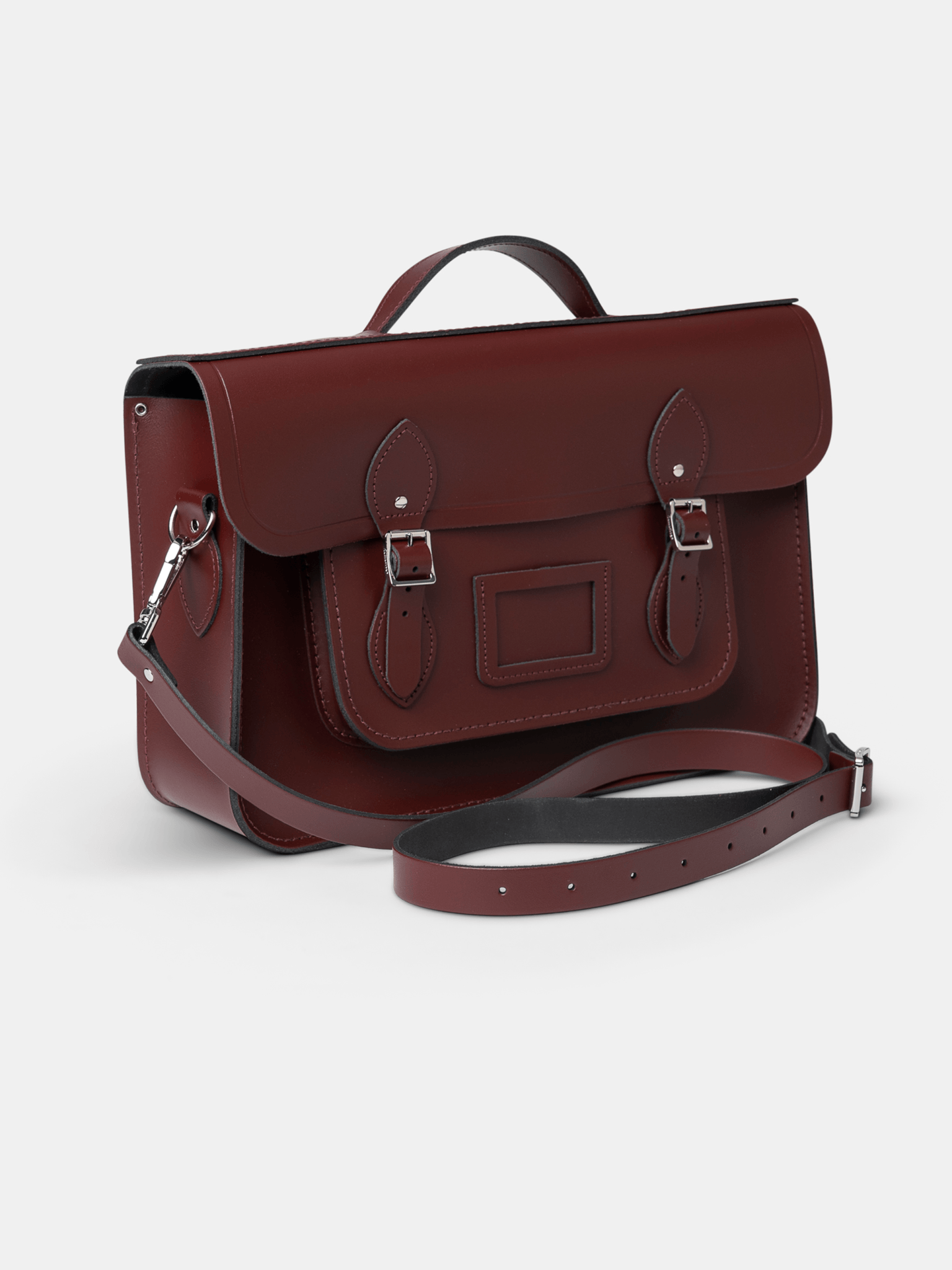 15inch Batchel Oxblood | British Satchel Bag 15inch Batchel Oxblood | British Satchel Bag