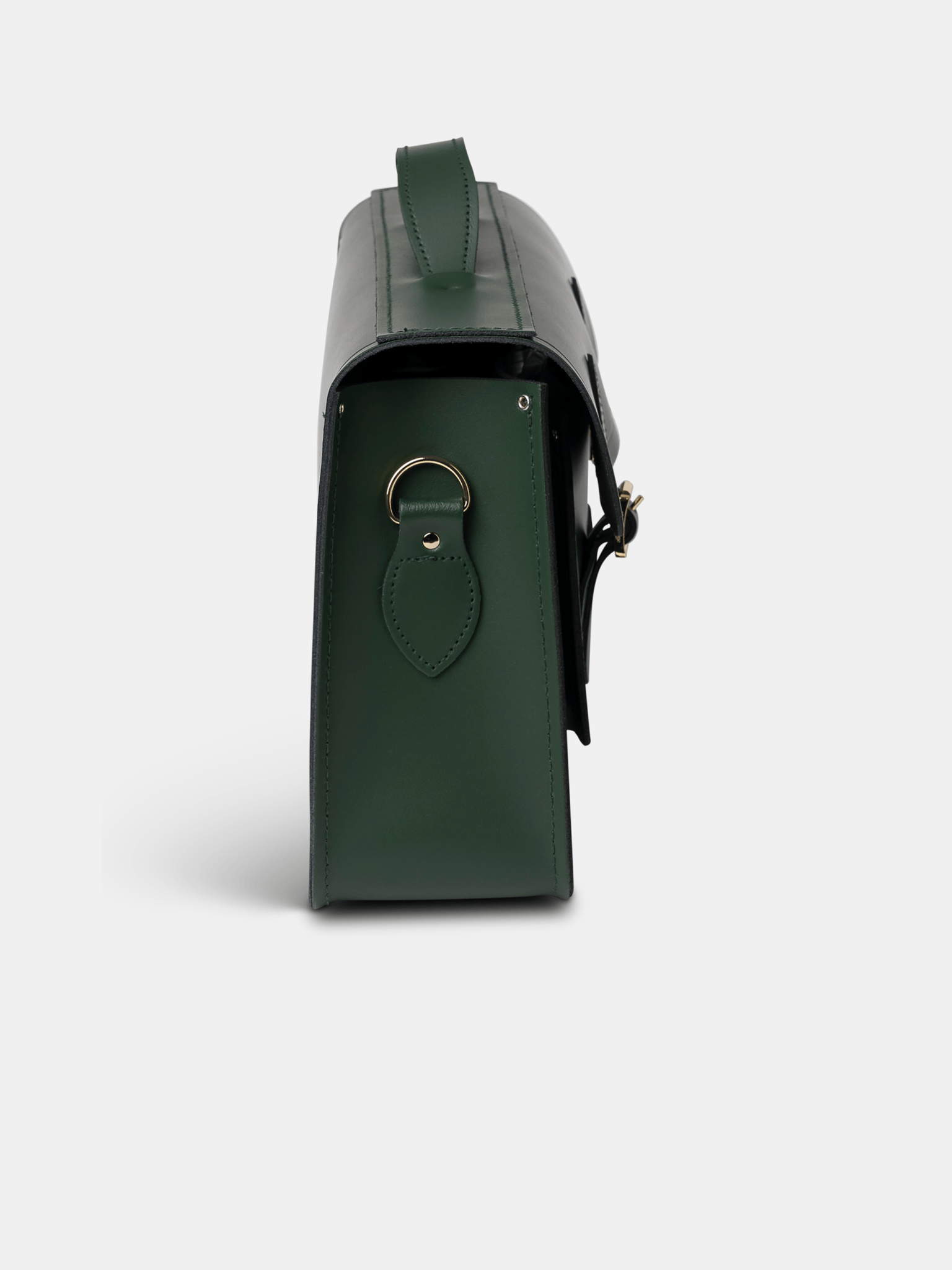 The 15 Inch Batchel - Racing Green - Cambridge Satchel