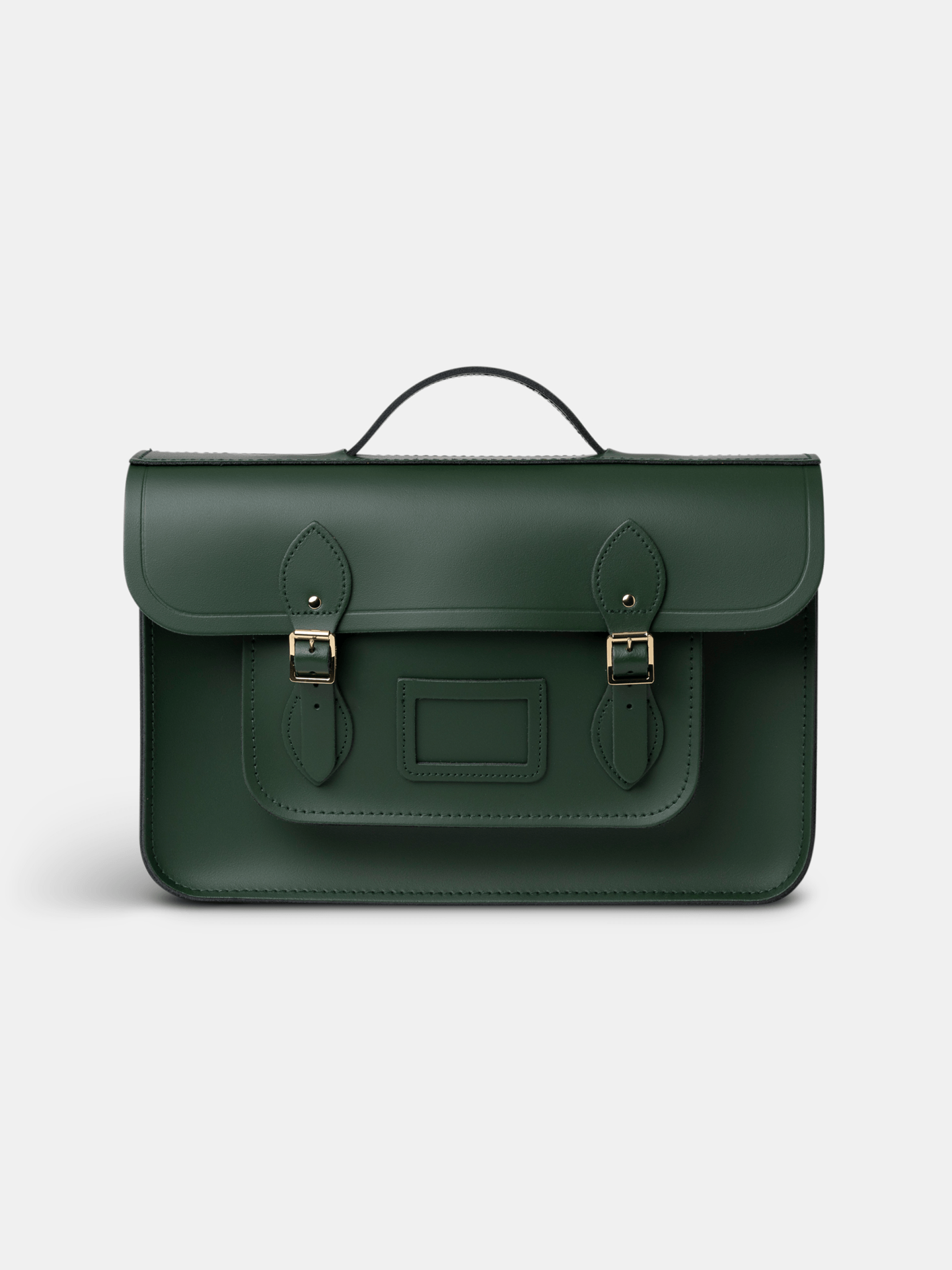 The 15 Inch Batchel - Racing Green - Cambridge Satchel