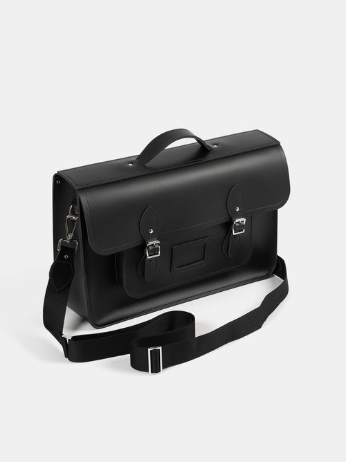 The 16.5 Inch Batchel - Black - The Cambridge Satchel Co.