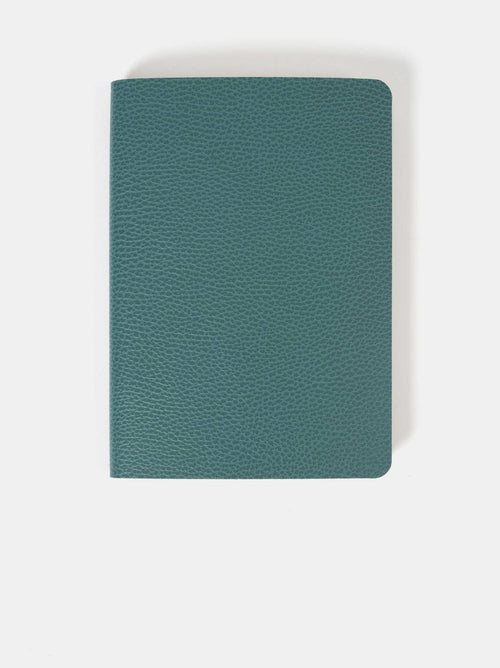 The A5 Notebook - Lagoon Matte Celtic Grain - The Cambridge Satchel Company UK Store
