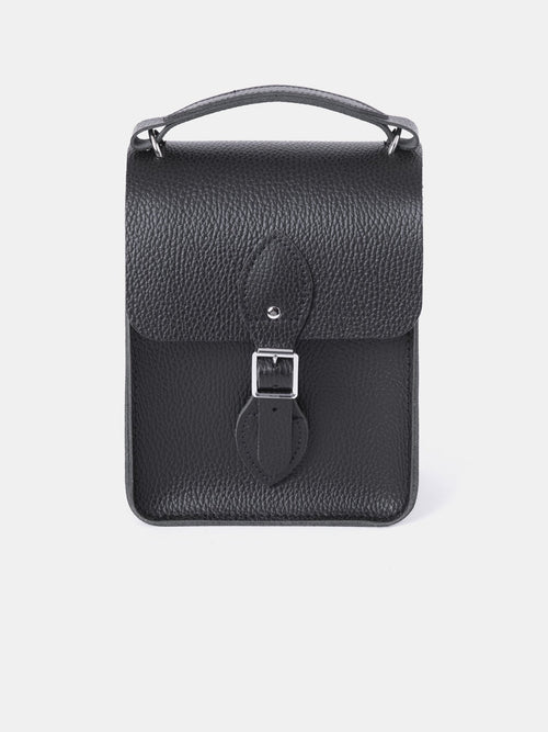 The Binocular Bag - Black Celtic Grain - Cambridge Satchel