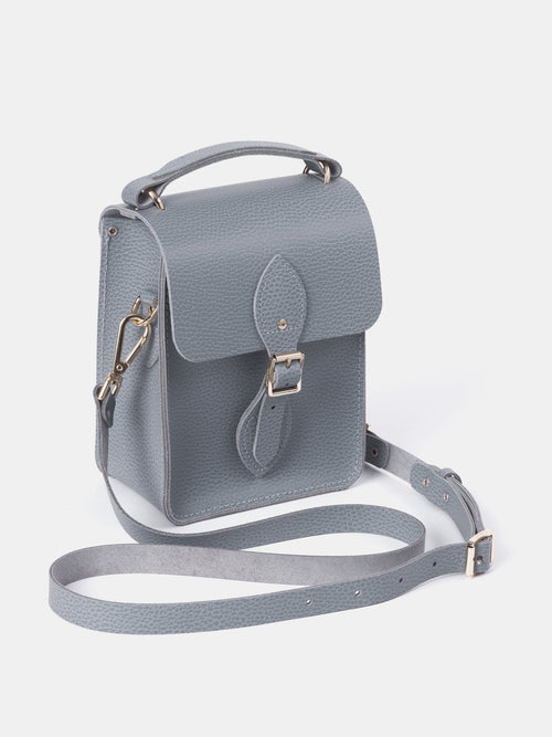 The Binocular Bag - French Grey Celtic Grain